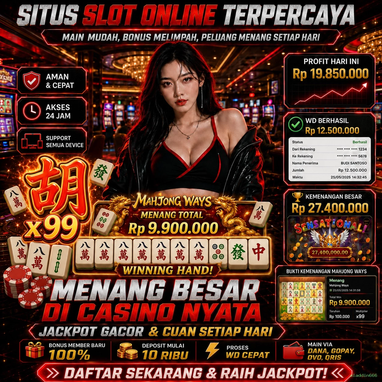 Review Pengalaman Pengguna di Situs aladdin666